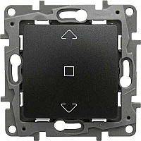 Legrand 768609 Raventi Panjur/Stor 3 Poz.Sıyah - 1