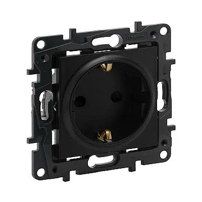 Legrand 768615 Raventi C. Kor.Topraklı Prızsıyah - 1