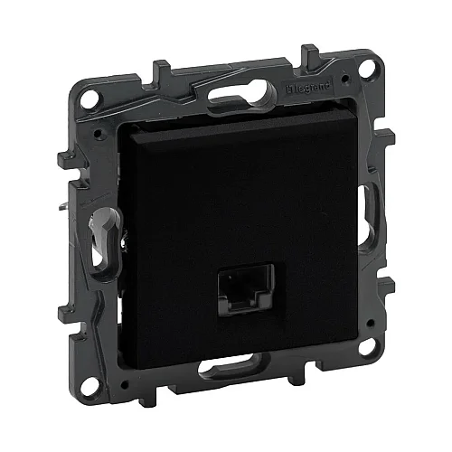 Legrand 768637 Raventi Rj11 X Rj45 C6 Utp Sıyah - 1