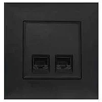 Legrand 768840 Raventi 2Xrj45 Cat6 Utp Tıtanyum - 1