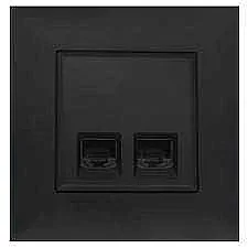 Legrand 768840 Raventi 2Xrj45 Cat6 Utp Tıtanyum - 1