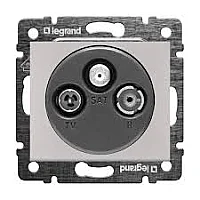 Legrand 770136 Valena -Tv-Rd-Sat Prizi Geçişli Dağıtım İçin Sonlu Alümiyum - 1