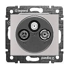 Legrand 770136 Valena -Tv-Rd-Sat Prizi Geçişli Dağıtım İçin Sonlu Alümiyum - 1