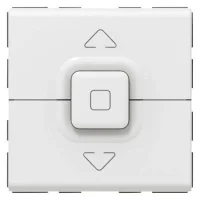 Legrand 77028 Perde/Panjur Liht Butonu, Bir Veya Daha Çok Motor Kontrolü İçin, 3 Konumlu, 500W, 2M, Beyaz - 1