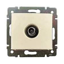 Legrand 774331 Valena -Tv Prizi Geçişli Dağıtım İçin Geçişli Bej - 1