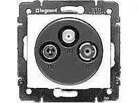Legrand 774437 Valena -Tv-Rd-Sat Prizi Geçişli Dağıtım İçin Geçişli Beyaz - 1