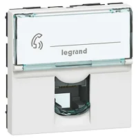 Legrand 78732 S.Armada Rj12 6Kontak Telefon Prizi 2M Beyaz - 1