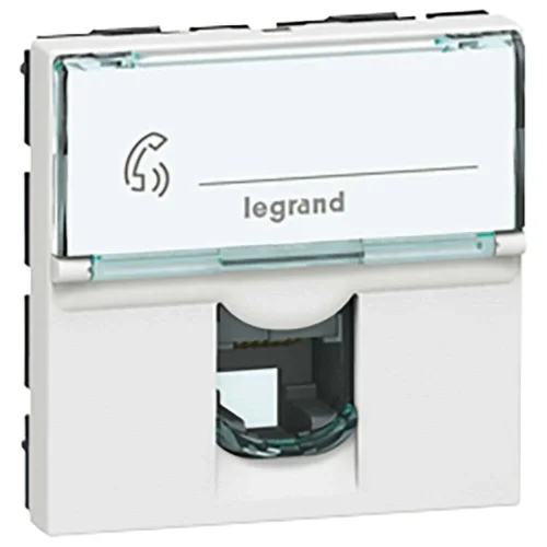 Legrand 78732 S.Armada Rj12 6Kontak Telefon Prizi 2M Beyaz - 1