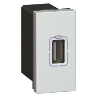 Legrand 79391 S.Armada 1M İki Çıkışlı 5V 750Ma Kendinden Usb Çıkışlı Priz Alü. - 1