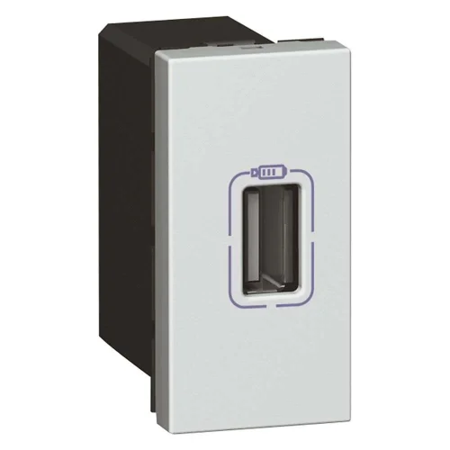 Legrand 79391 S.Armada 1M İki Çıkışlı 5V 750Ma Kendinden Usb Çıkışlı Priz Alü. - 1