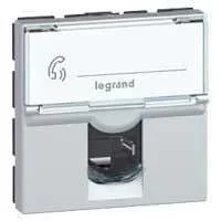 Legrand 79464 Lcs² Sistem Armada Rj45 Cat6 Priz Utp 2Modül Alüminyum - 1