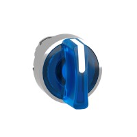Mavi Işıklı Mandal Buton Başlığı Ø22 3 Konumlu Sabit - 1