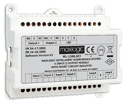 Mavigard ML-1390 Maxlogic Adresli Sistem Kısa Devre İzolatör Modülü - 1
