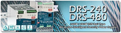 Meanwell Drc-100A Akü Şarj Cihazı Güvenlik Serisi Acil Aydınlatma İki Çıkışlı Ups 12V 7A Battery Chargers - 6