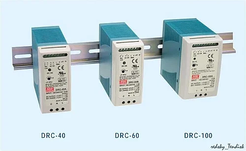Meanwell Drc-100A Akü Şarj Cihazı Güvenlik Serisi Acil Aydınlatma İki Çıkışlı Ups 12V 7A Battery Chargers - 2