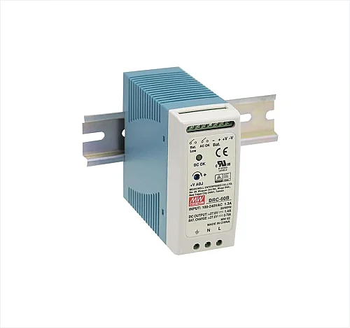 Meanwell Drc-60A Güvenlik Serisi Ups Fonksiyonlu 12V Dın Akü Şarj Cihazı - 1