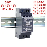 Meanwell Hdr-30-12 12V 2.0A Ray Montaj Ekonomik Seri İnce Güç Kaynağı - 6