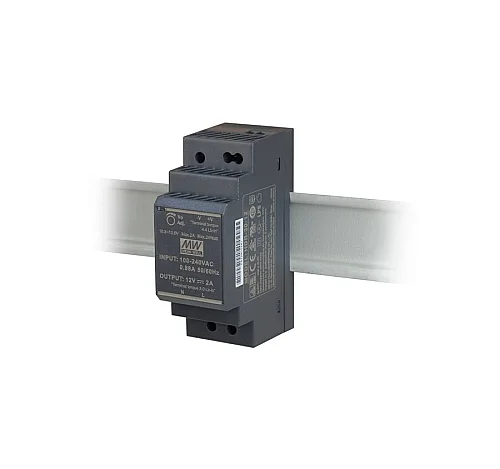 Meanwell Hdr-30-12 12V 2.0A Ray Montaj Ekonomik Seri İnce Güç Kaynağı - 1