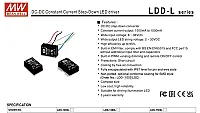 Meanwell Ldd-350L Dc Girişli Sabit Akım Dcdc Led Driver Giriş 9-36VDC Çıkış 2-32VDC 350Ma Step-Down - 5