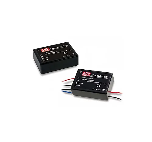 Meanwell Ldh-45B-350 Dc Giriş Sabit Akım Led Dsürücü Solar Akü Beslemeli İn 18-32VDC Out21-126VDC 350Ma Step-Up - 1