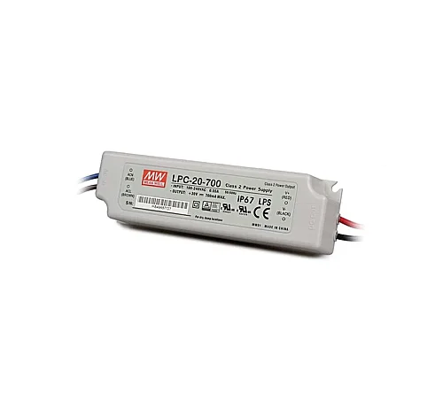 Meanwell Lpc-20-700 3-30VDC 700Ma Ip67 Led Sürücü - 1