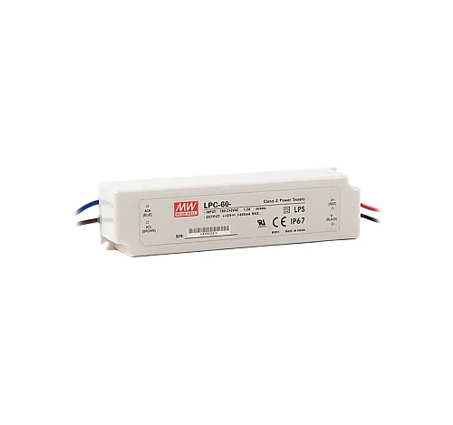 Meanwell Lpc-60-1050 9-48VDC 1050Ma Ip67 Led Sürücü - 1
