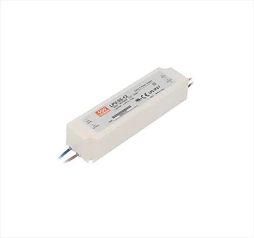 Meanwell Lpv-35-12 12V İnce Slim Led Trafo Plastik Kasa Ip67 Led Güç Kaynağı - 1