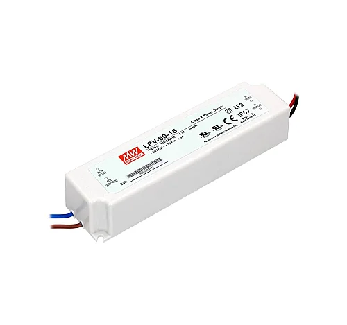 Meanwell Lpv-60-15 15VDC 4.0A Ip67 Güç Kaynağı - 1