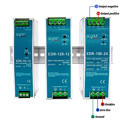 Meanwell Lrs-150-24 En Ekonomik Smps Güç Kaynağı 200W 24V 6.5A Güç Kaynağı - 2