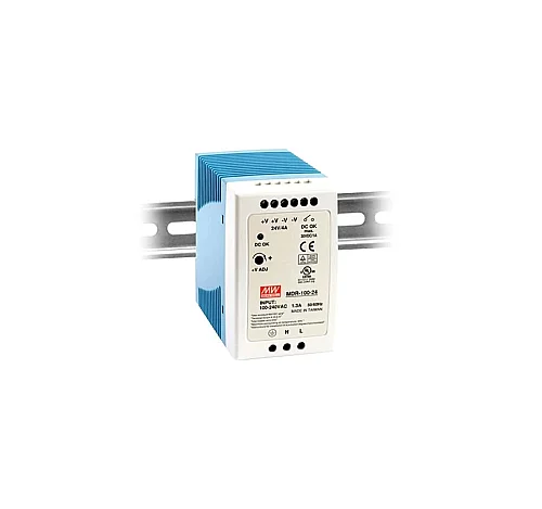 Meanwell Mdr-100-24 Ray Montaj Güç Kaynağı 24V 4A Güç Kaynağı - 1