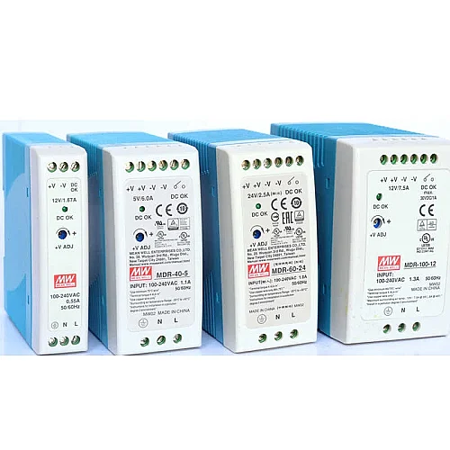 Meanwell Mdr-20-24 Ray Montaj İnce Dar Seri Ekonomik 24V 1.0A Güç Kaynağı - 3