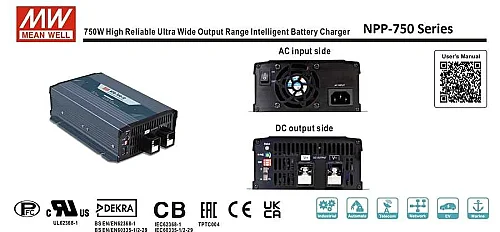 Meanwell Npp-750-12 14.4VDC 43.0A 150-500Ah Vadj(10.5-21V)&Powersup - 6