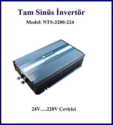 Meanwell Nts-3200-224 Inverter 3200 W Solar Pv Inverter 24-220V Çevirici - 2