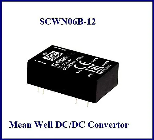 Meanwell Scwn06B-12 Dc Dc Convertor Konvertör 18-36VDC Giriş 12VDC Çıkış 500Ma - 2