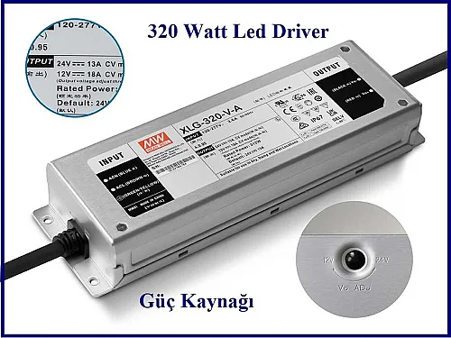 Meanwell Xlg-320-V-A 320 W 24V 13A Ayarlanabilir Ip67 Led Driver - 2