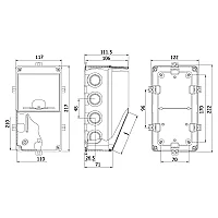Mete Enerji 40202505 110X210X106 Kombinasyon 5 Sigorta Modüllü - 2