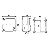 Mete Enerji 402502 65X65X40 Alüminyum Buat - 2