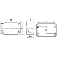 Mete Enerji 402503 65X100X40 Alüminyum Buat - 2