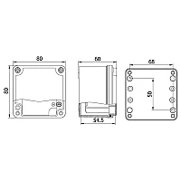 Mete Enerji 402504 80X80X60 Alüminyum Buat - 2