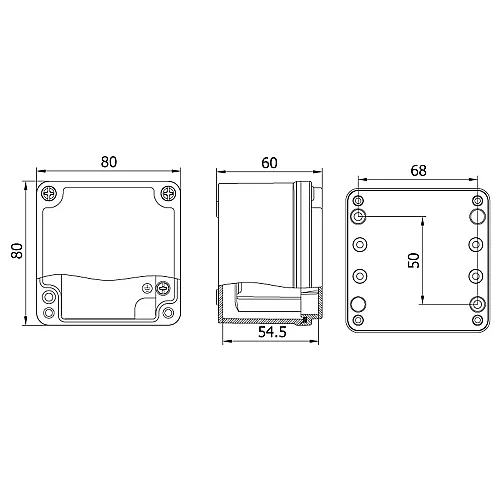 Mete Enerji 402504 80X80X60 Alüminyum Buat - 2