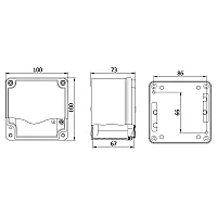 Mete Enerji 402506 100X100X73 Alüminyum Buat - 2