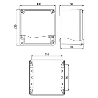 Mete Enerji 402511 130X130X90 Alüminyum Buat - 2