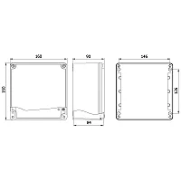 Mete Enerji 402516 160X160X90 Alüminyum Buat - 2