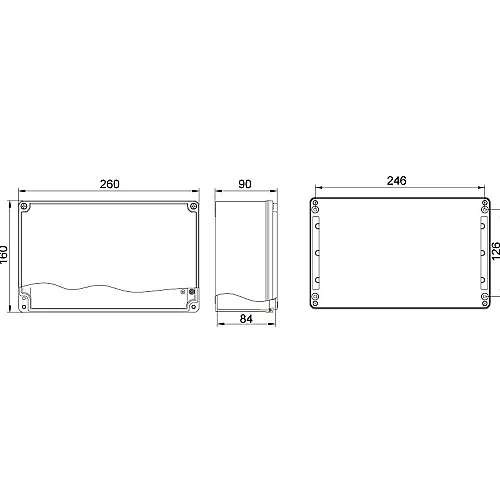 Mete Enerji 402517 160X260X90 Alüminyum Buat - 2