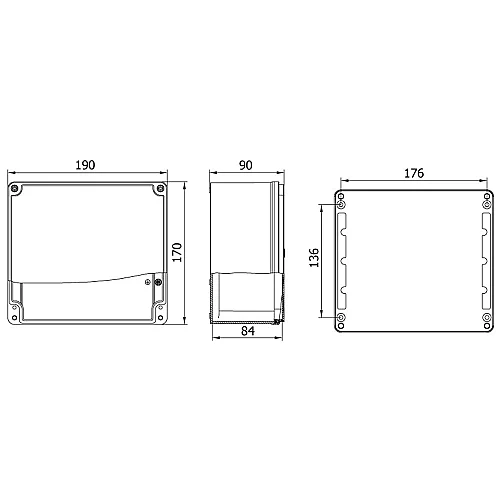 Mete Enerji 402518 170X190X90 Alüminyum Buat - 2