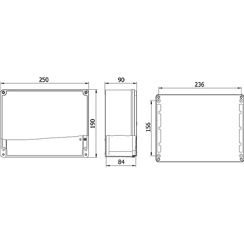 Mete Enerji 402520 190X250X90 Alüminyum Buat - 2