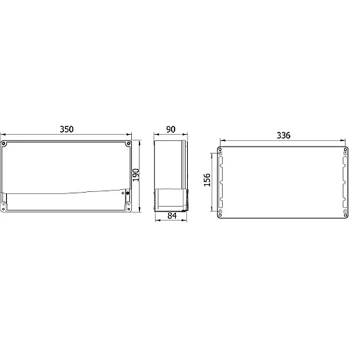 Mete Enerji 402522 190X350X90 Alüminyum Buat - 2