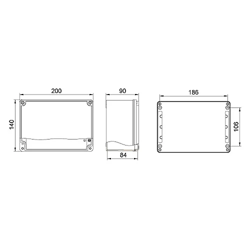 Mete Enerji 402564 140X200X90 Alüminyum Buat - 2