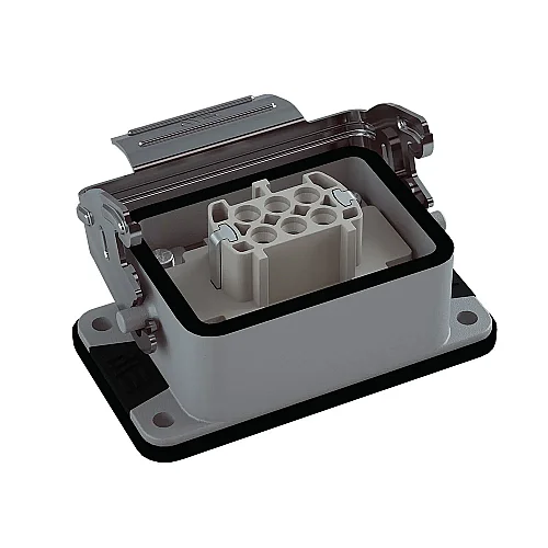 Mete Enerji 403090S 6X16A Çoklu Makine Priz Metal Mandallı - 1