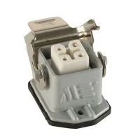 Mete Enerji 403278 4X10A Çoklu Termoplastik Makine Priz Arka Girişli - 1